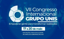 VII Congresso Internacional do Grupo Unis: profissionais de 18 países conduzem palestras relacionadas a mais de 10 áreas do conhecimento