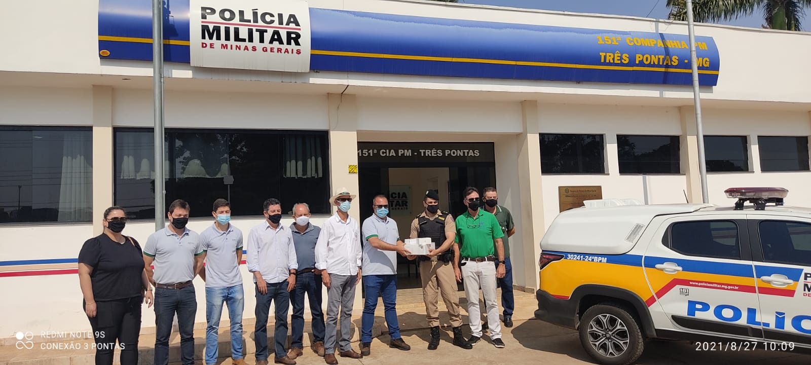 MAIS SEGURANÇA: AGROCP FAZ DOAÇÃO DE DRONE PARA A PM DE TRÊS PONTAS