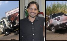 COLISÃO ENTRE CAMINHÃO E FIAT STRADA CAUSA MORTE NA MG 167 ENTRE TRÊS PONTAS E VARGINHA