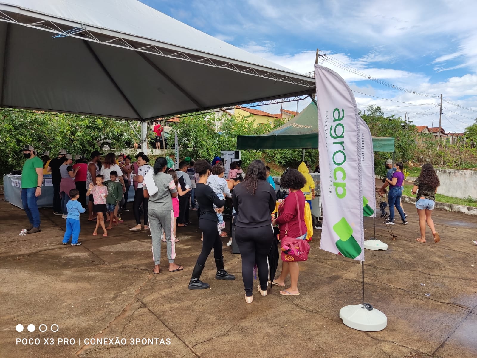 AgroCP e empresas parceiras promovem ação especial para crianças no bairro Santana