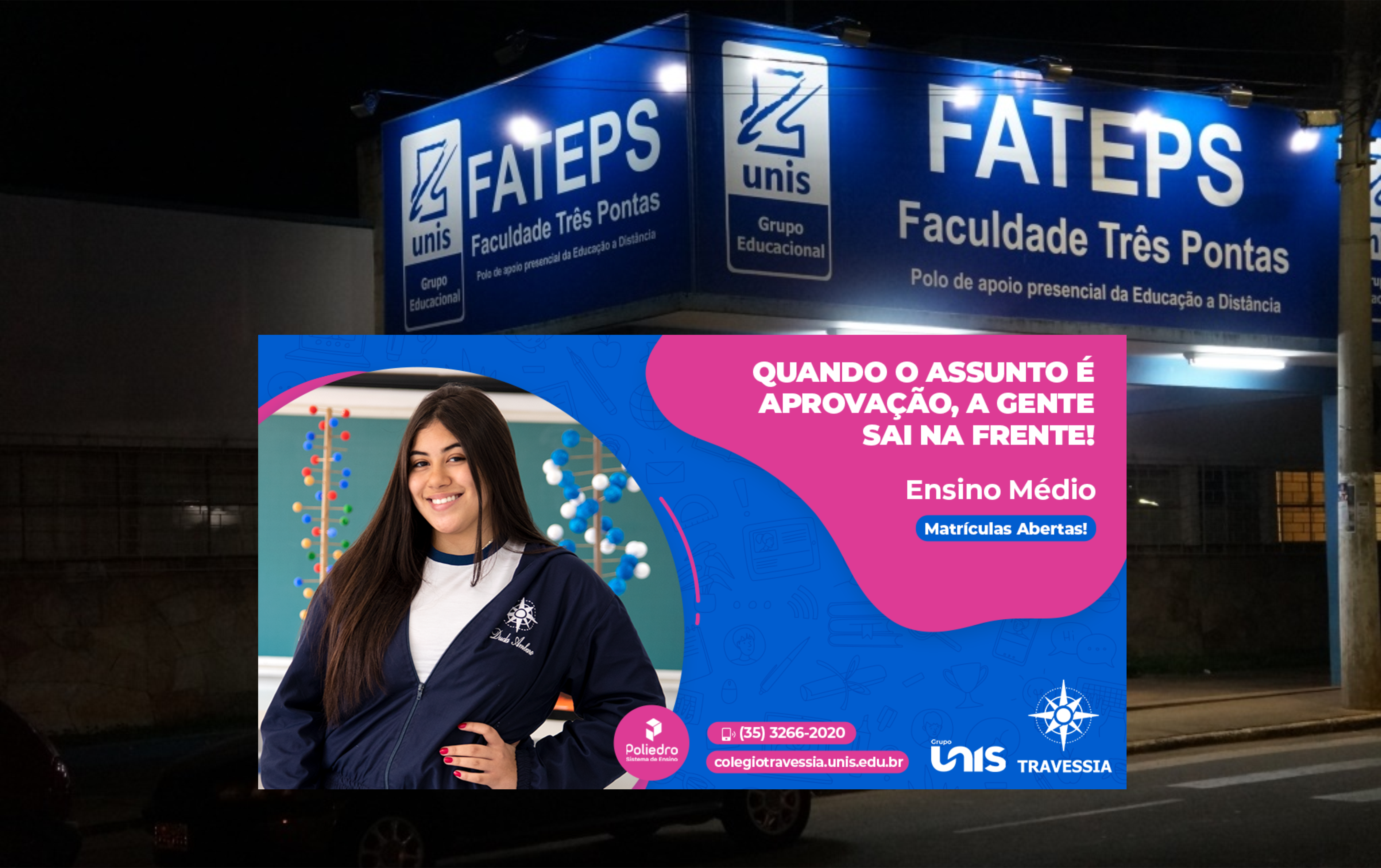 Novo Ensino Médio já faz parte das turmas do Colégio Travessia