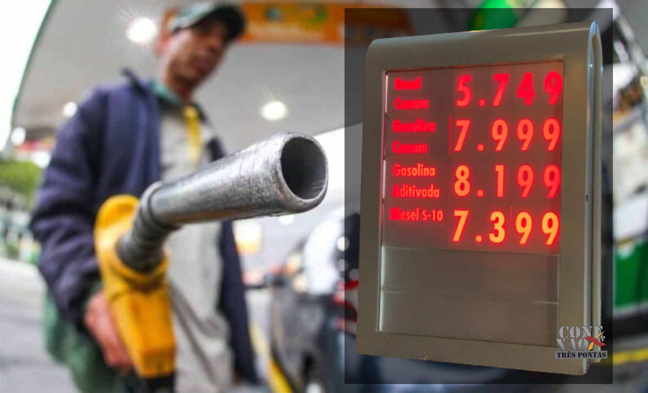 OURO? Gasolina sobe 70 centavos em média em Três Pontas e litro encosta em R$8,00