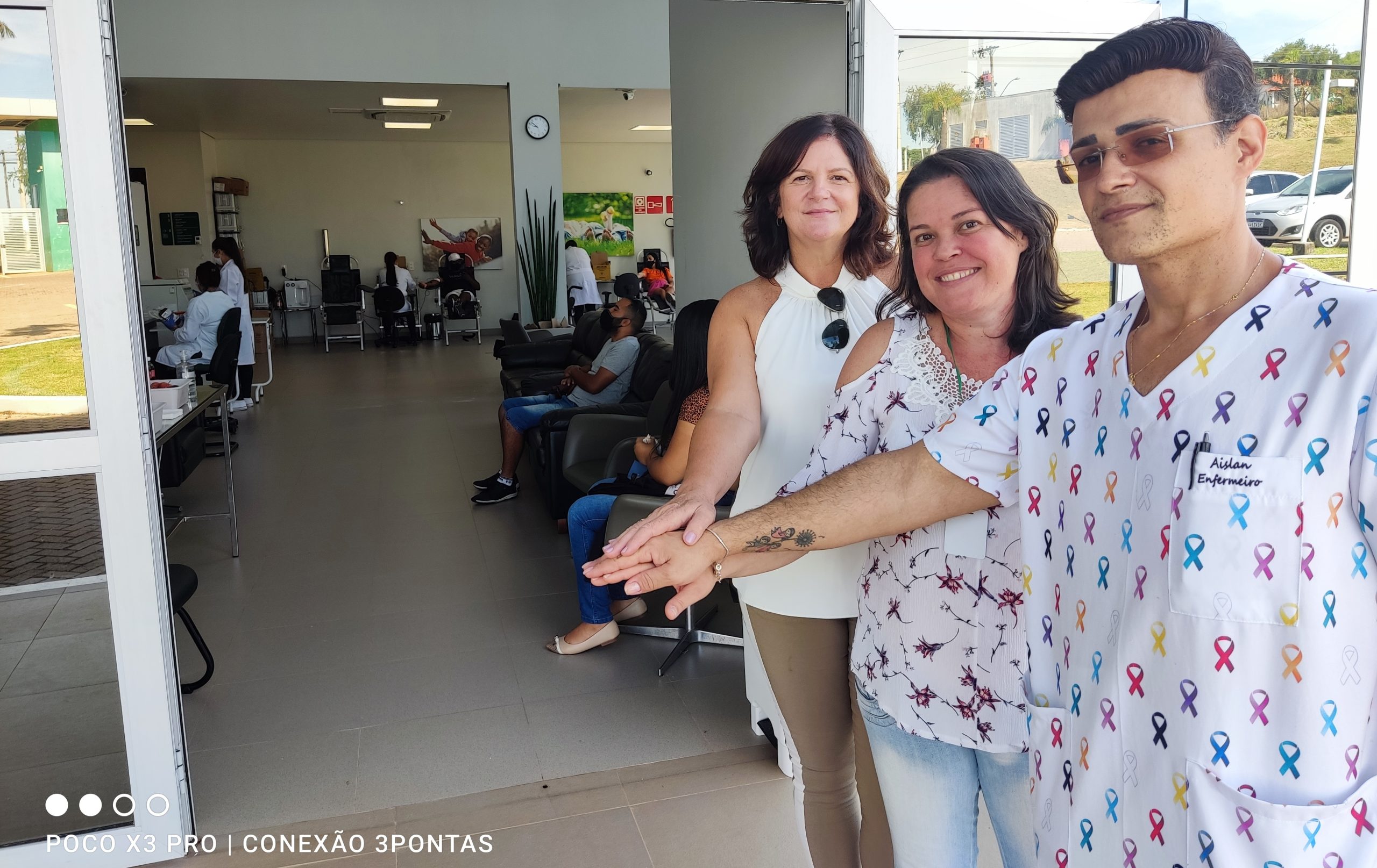 MOBILIZAÇÃO E SOLIDARIEDADE: Hemominas, Unimed Três Pontas, Santa Casa e Secretaria de Saúde realizam enorme coleta de sangue