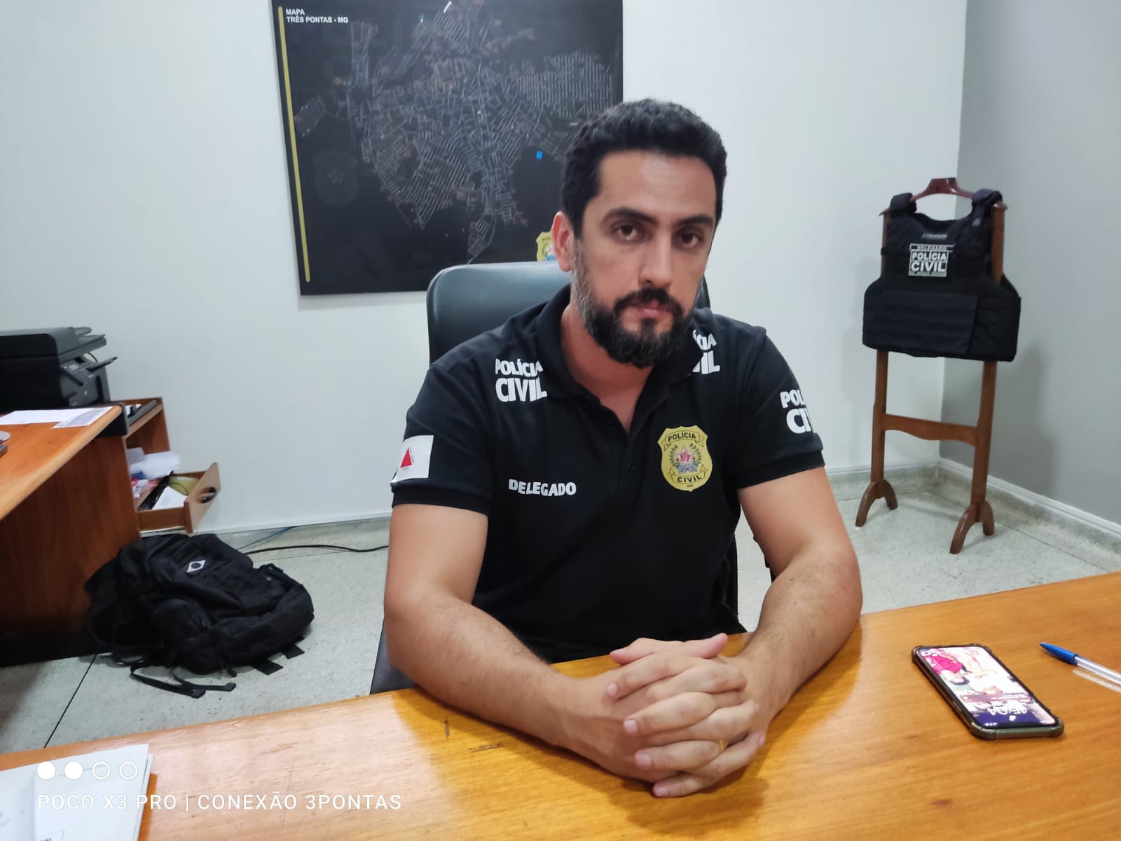 DELEGADO FALA AO CONEXÃO SOBRE HOMICÍDIO PRATICADO EM TRÊS PONTAS NA NOITE DE ONTEM