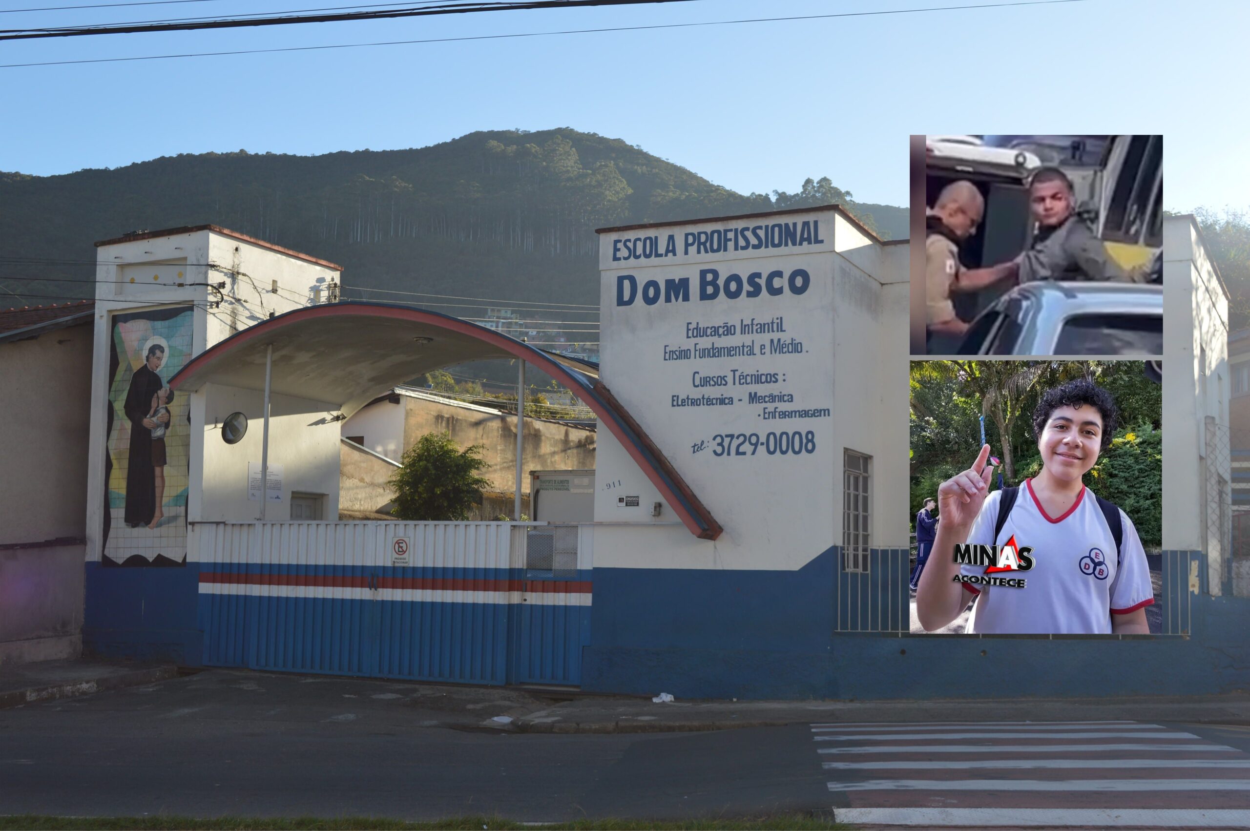 TRAGÉDIA EM POÇOS DE CALDAS: EX-ALUNO INVADE ESCOLA PARTICULAR, ESFAQUEIA 5 E MATA UM ADOLESCENTE